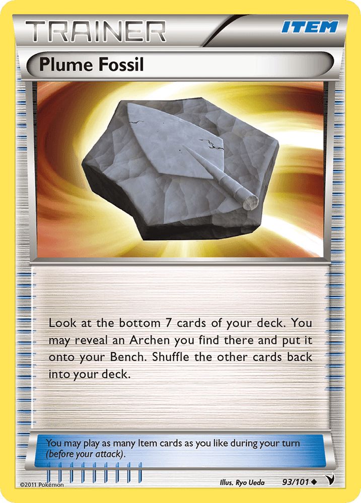 Plume Fossil (93/101) [Black & White: Noble Victories] (Online Only)