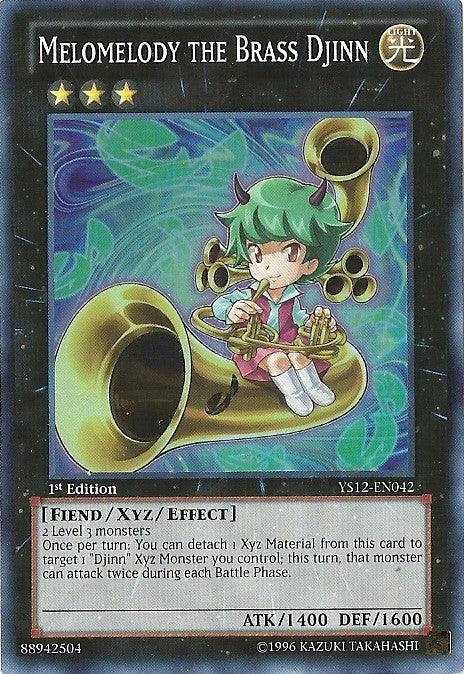 Melomelody the Brass Djinn [YS12-EN042] Super Rare (ONLINE ORDER ONLY)