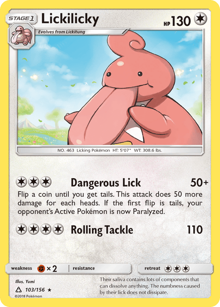 Lickilicky (103/156) [Sun & Moon: Ultra Prism] (Online Only)