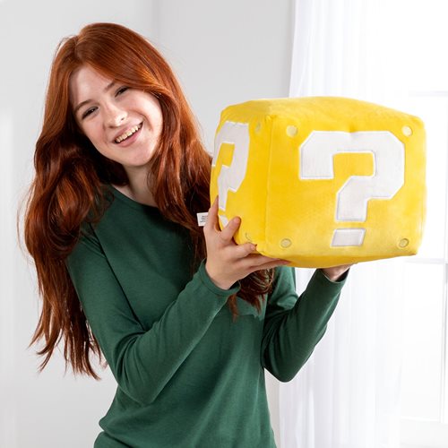 Club Mocchi Mocchi Super Mario Bros. Question Block Mega 15-Inch Plush (ONLINE ORDER ONLY)