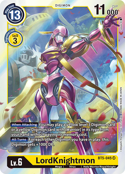 LordKnightmon [BT5-045] [Battle of Omni] (ONLINE ORDER ONLY)