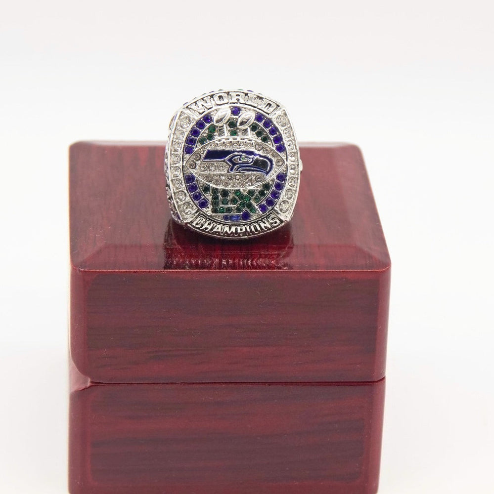 New 2025 Seahawks Championship Ring – Super Bowl 60 Fan Replica Ring