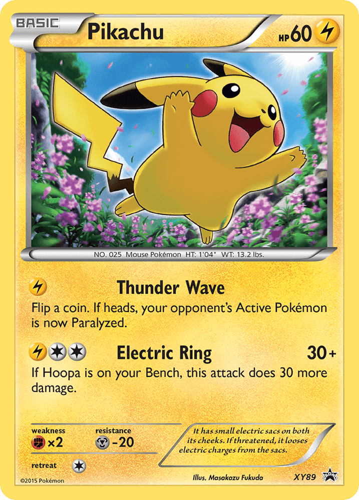 Pikachu (XY89) (Collector Chest) [XY: Black Star Promos] (Online Only)