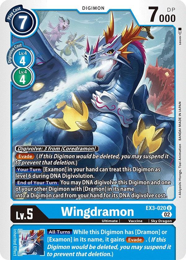 Wingdramon [EX3-020] [Draconic Roar] (ONLINE ORDER ONLY)