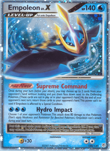 Empoleon LV.X (120/130) [Diamond & Pearl: Base Set] (Online Only)