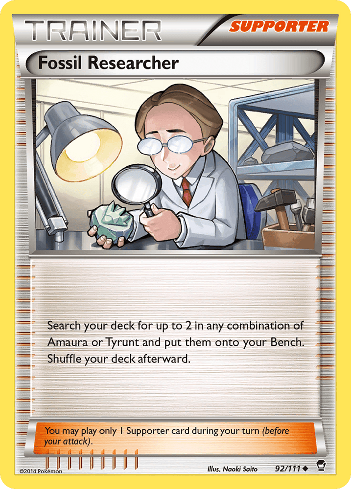 Fossil Researcher (92/111) [XY: Furious Fists] (Online Only)