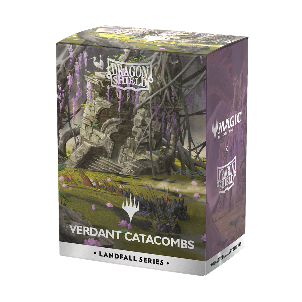 Dragon Shield: Standard 100ct Sleeves - Landfall Series - Verdant Catacomb (Dual Matte)