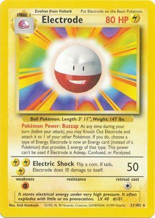 Electrode (21/102) [Base Set Unlimited] (Online Only)