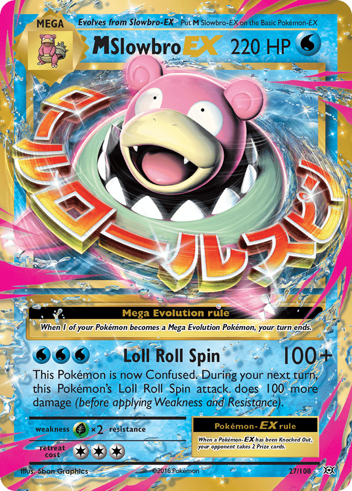 M Slowbro EX (27/108) [XY: Evolutions] (Online Only)