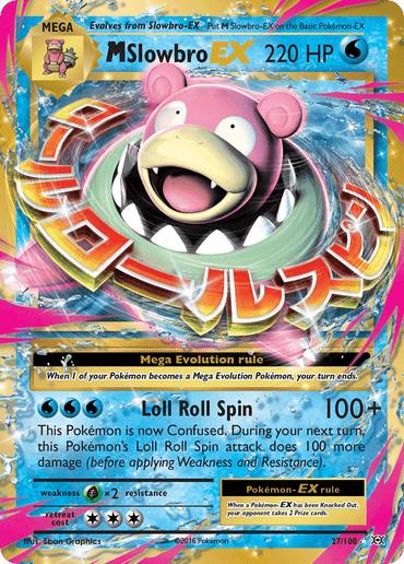M Slowbro EX (27/108) [XY: Evolutions] (Online Only)