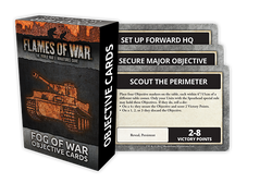 Flames of War: Fog Of War - Objective Cards (ONLINE ORDER ONLY)