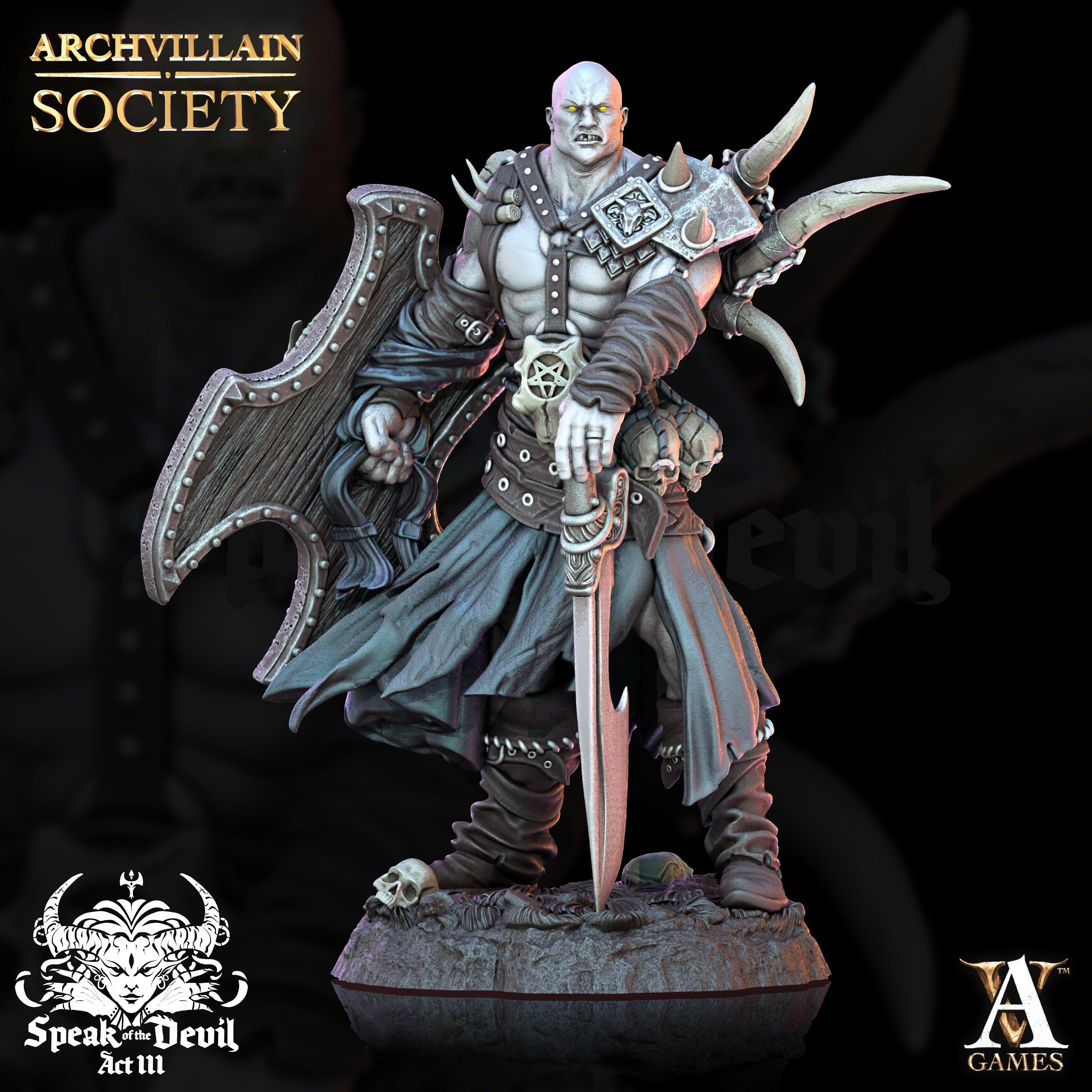 3D Printed Archvillain Games Alaric Voidblade Archvillain Society Vol. XXV 28 32mm D&D (Online Only)