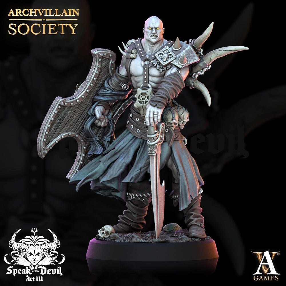 3D Printed Archvillain Games Alaric Voidblade Archvillain Society Vol. XXV 28 32mm D&D (Online Only)