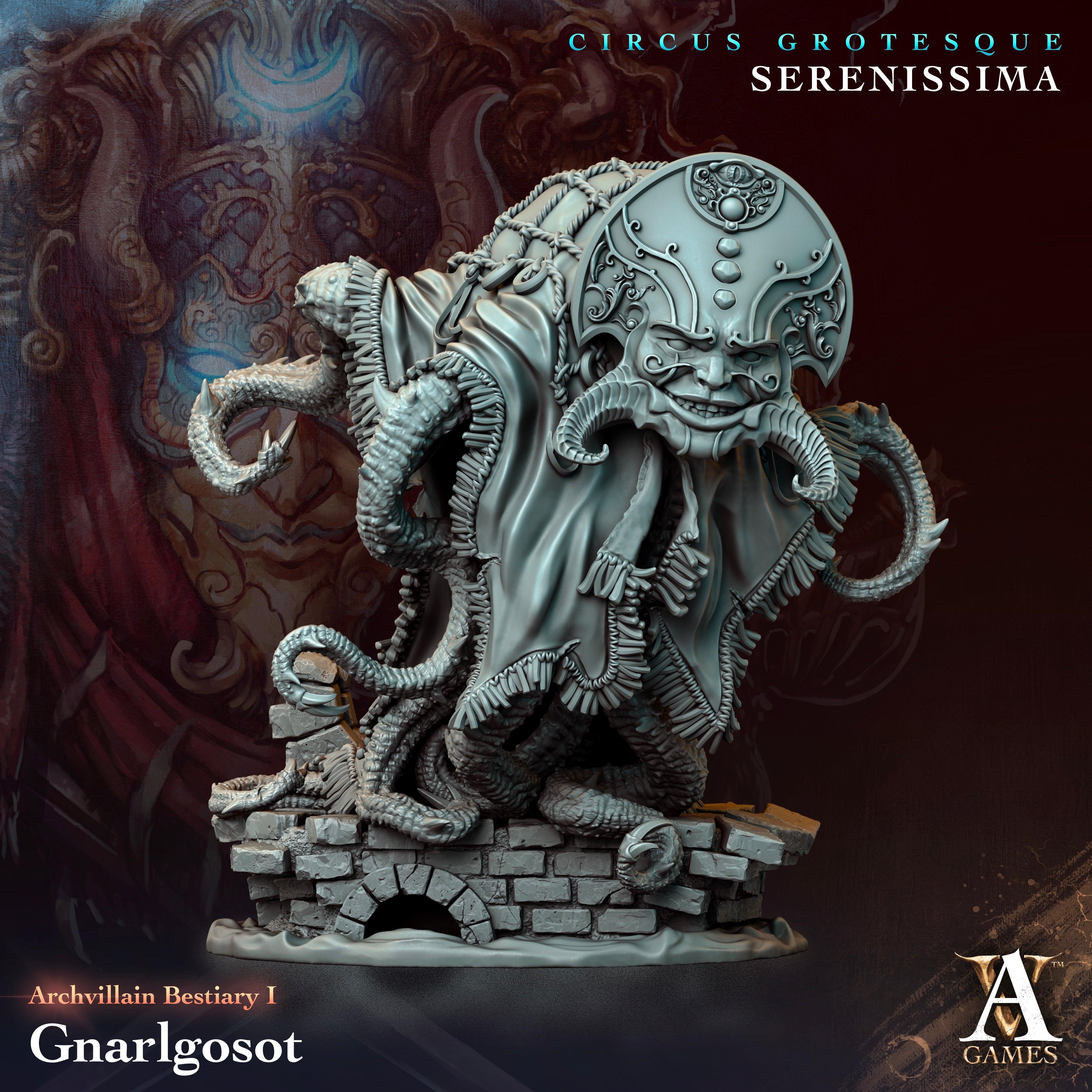 3D Printed Archvillain Games Archvillain Bestiary Vol. I Gnarlgosot 28 32mm D&D (Online Only)