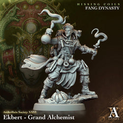 3D Printed Archvillain Games Archvillain Society Vol. XXVI Ekbert Grand Alchemist 28 32mm D&D (Online Only)