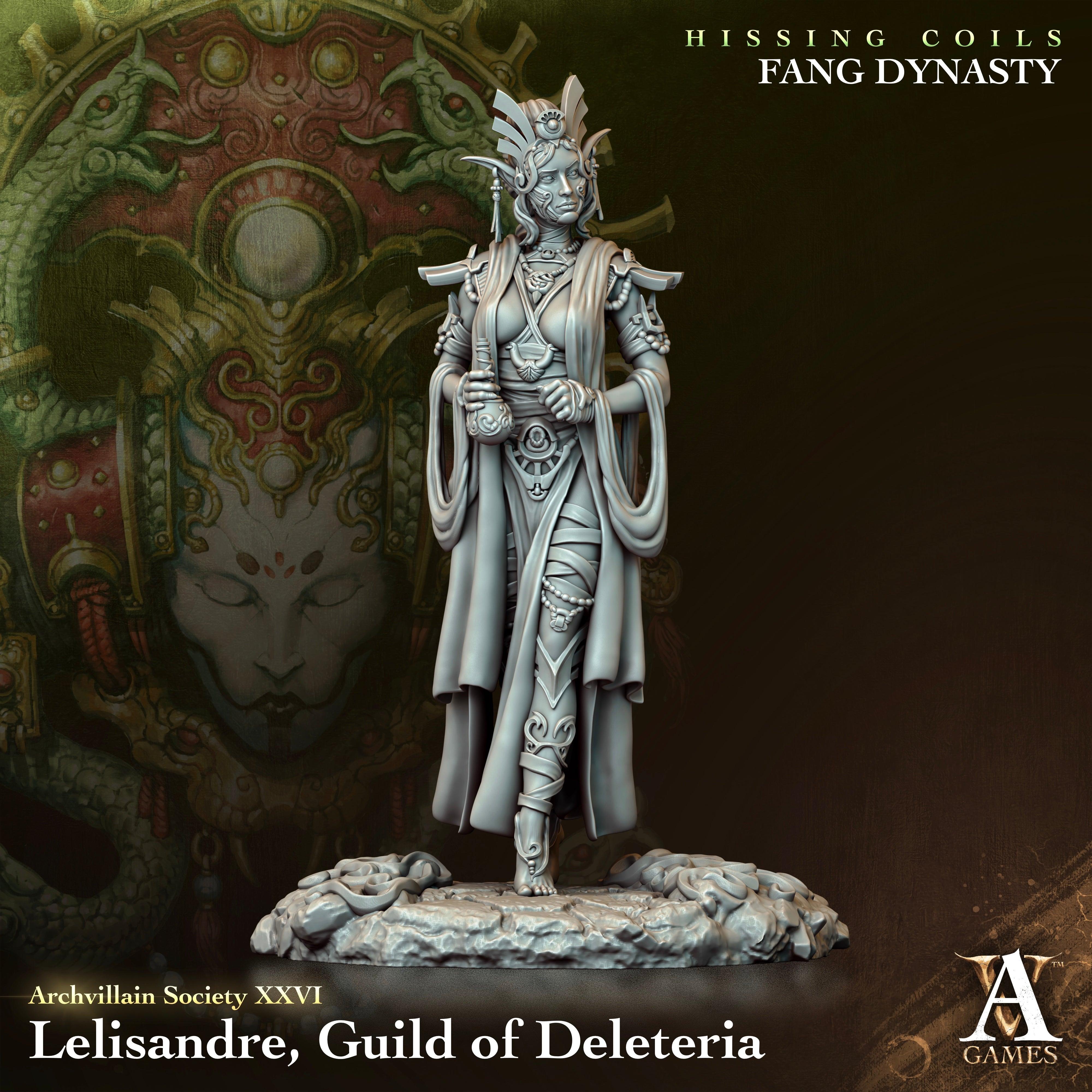3D Printed Archvillain Games Archvillain Society Vol. XXVI Lelisandre Guild of Deleteria 28 32mm D&D (Online Only)