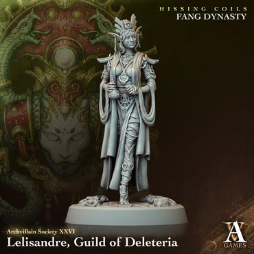 3D Printed Archvillain Games Archvillain Society Vol. XXVI Lelisandre Guild of Deleteria 28 32mm D&D (Online Only)
