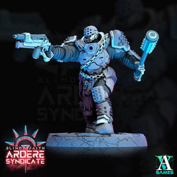 3D Printed Archvillain Games Arderite Heavy Infantry Blind Faith - Ardere Syndicate 28 32mm D&D (Online Only)