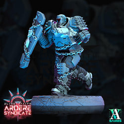 3D Printed Archvillain Games Arderite Heavy Infantry Blind Faith - Ardere Syndicate 28 32mm D&D (Online Only)