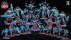 3D Printed Archvillain Games Arderite Heavy Infantry Blind Faith - Ardere Syndicate 28 32mm D&D (Online Only)