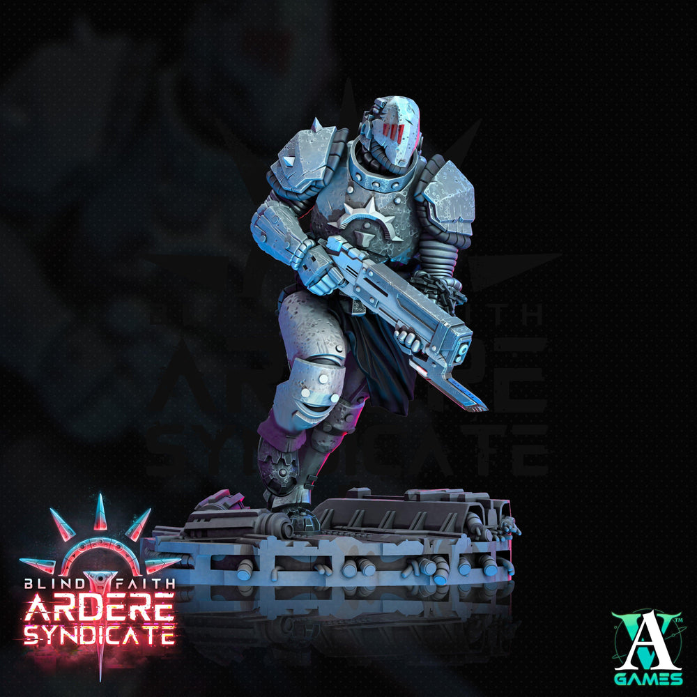 3D Printed Archvillain Games Arderite Light Infantry Blind Faith - Ardere Syndicate 28 32mm D&D (Online Only)