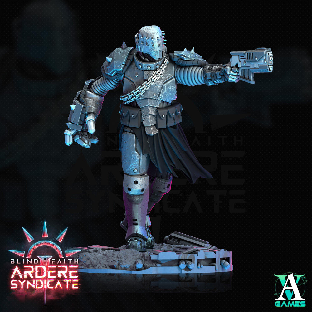 3D Printed Archvillain Games Arderite Light Infantry Blind Faith - Ardere Syndicate 28 32mm D&D (Online Only)