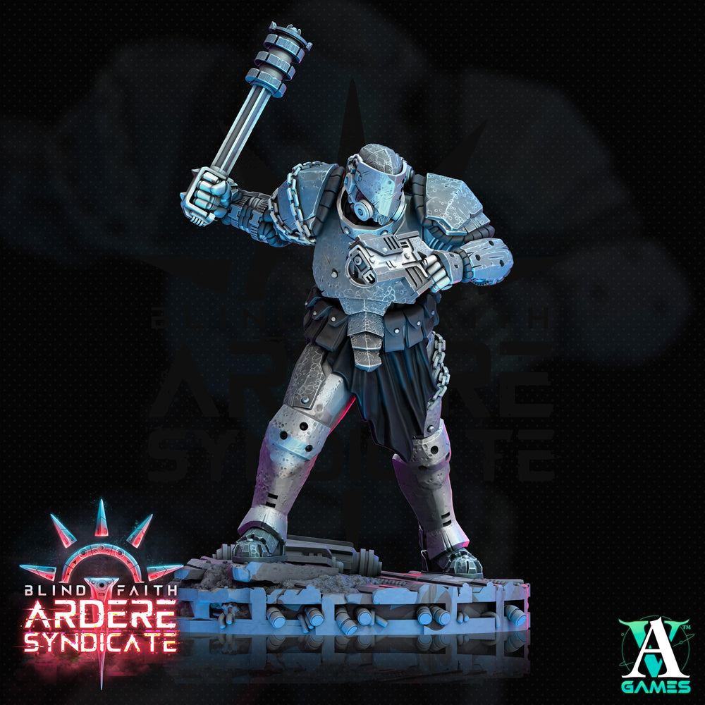 3D Printed Archvillain Games Arderite Light Infantry Blind Faith - Ardere Syndicate 28 32mm D&D (Online Only)