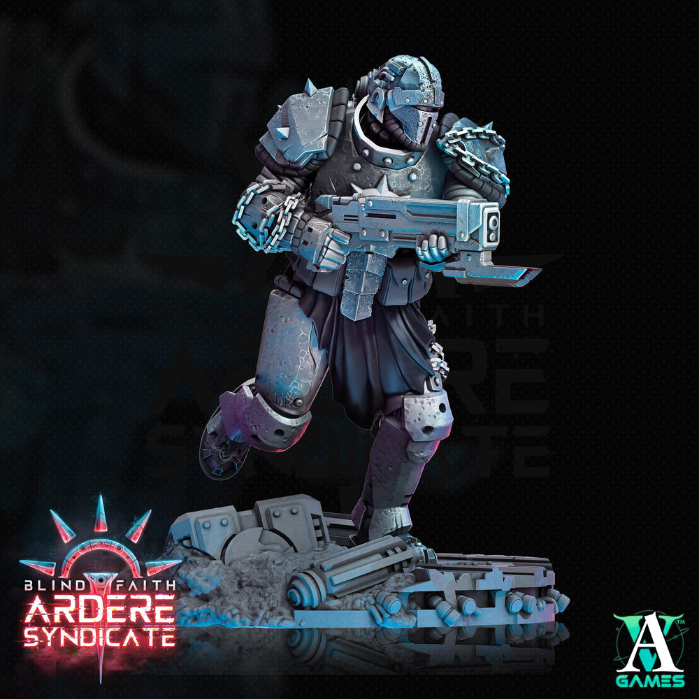3D Printed Archvillain Games Arderite Light Infantry Blind Faith - Ardere Syndicate 28 32mm D&D (Online Only)