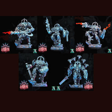 3D Printed Archvillain Games Arderite Sentinels VFX Set Blind Faith - Ardere Syndicate 28 32mm D&D (Online Only)