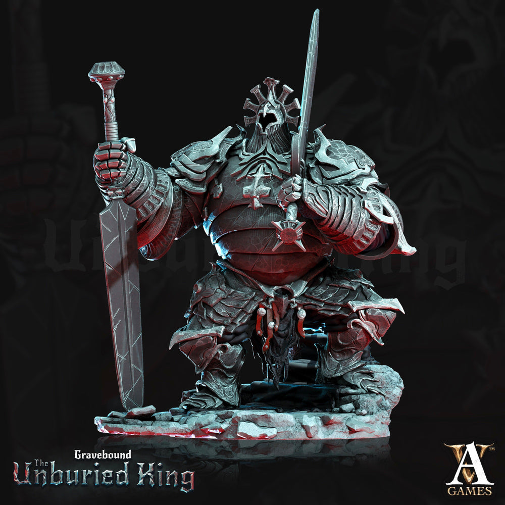 3D Printed Archvillain Games Arma Tenebris - Gravebound The Unburied King 28 32mm D&D (Online Only)