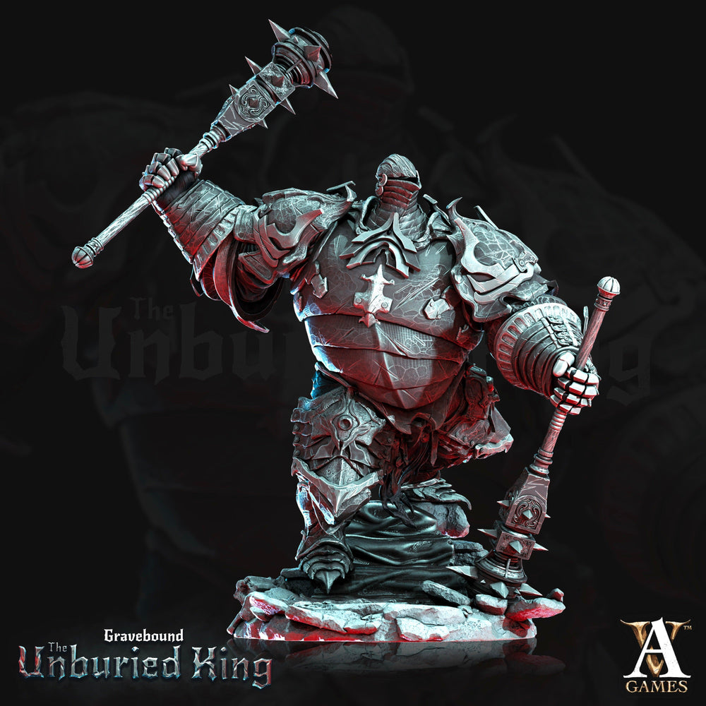 3D Printed Archvillain Games Arma Tenebris - Gravebound The Unburied King 28 32mm D&D (Online Only)