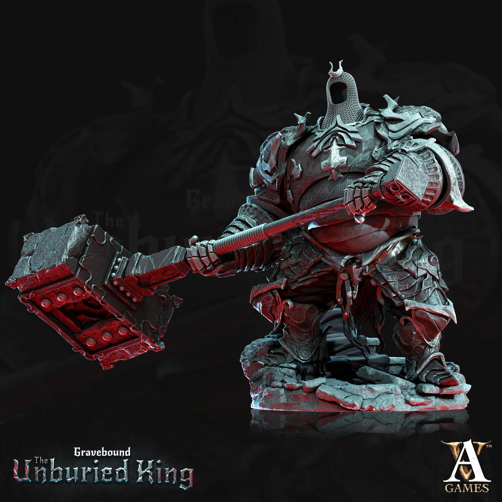 3D Printed Archvillain Games Arma Tenebris - Gravebound The Unburied King 28 32mm D&D (Online Only)