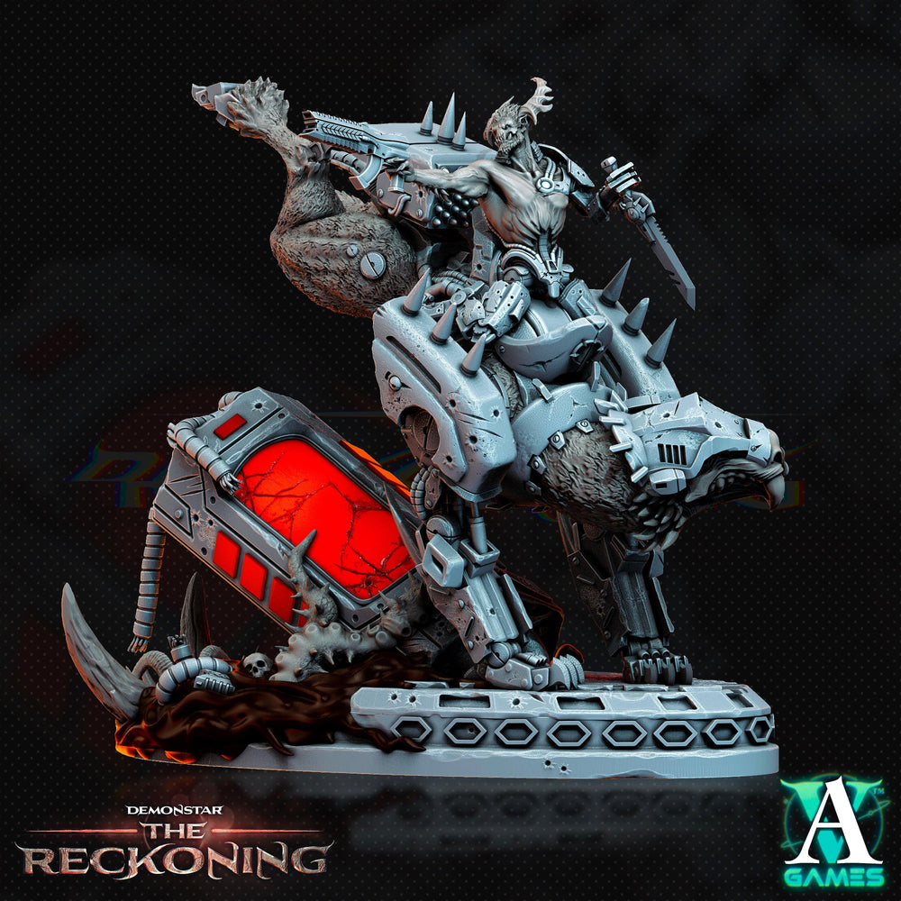 3D Printed Archvillain Games Armari Druraka Riders Demonstar - The Reckoning 28 32mm D&D (Online Only)