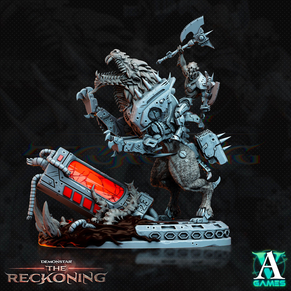 3D Printed Archvillain Games Armari Druraka Riders Demonstar - The Reckoning 28 32mm D&D (Online Only)