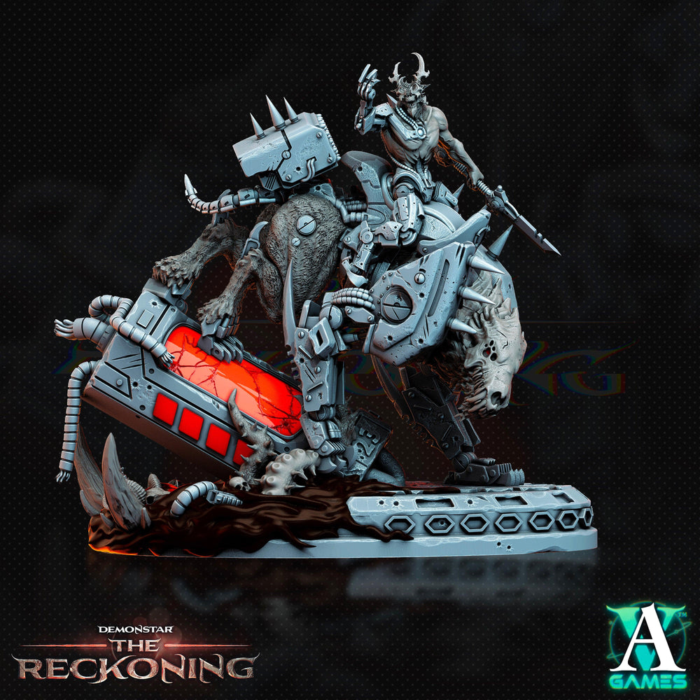 3D Printed Archvillain Games Armari Druraka Riders Demonstar - The Reckoning 28 32mm D&D (Online Only)