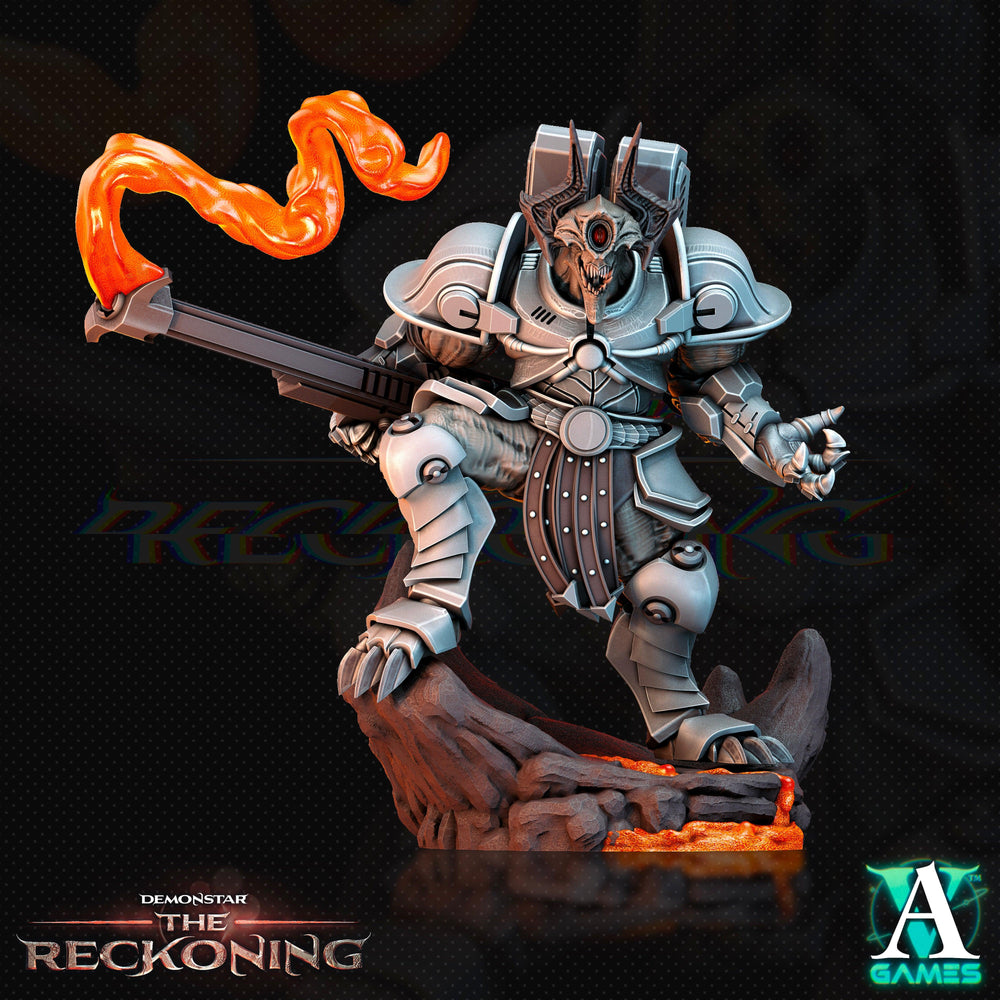 3D Printed Archvillain Games Armari Heavy Infantry Demonstar - The Reckoning 28 32mm D&D (Online Only)