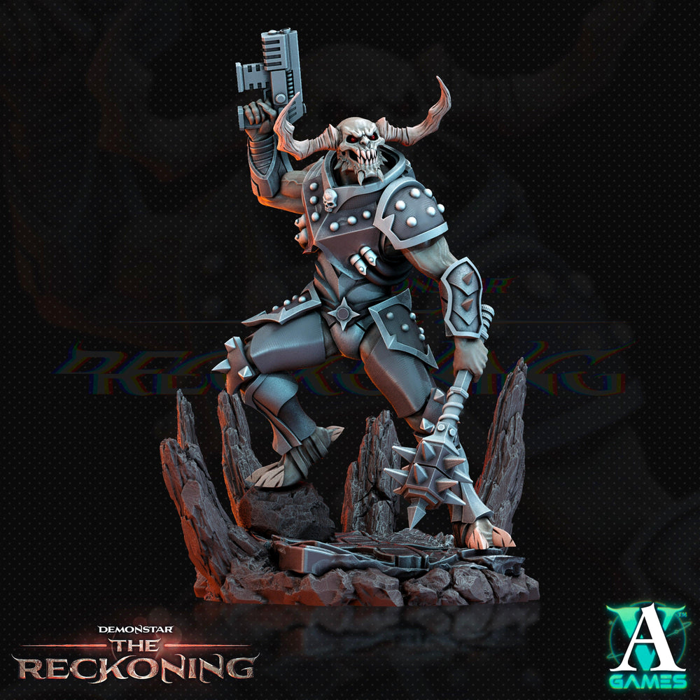 3D Printed Archvillain Games Armari Light Infantry Demonstar - The Reckoning 28 32mm D&D (Online Only)