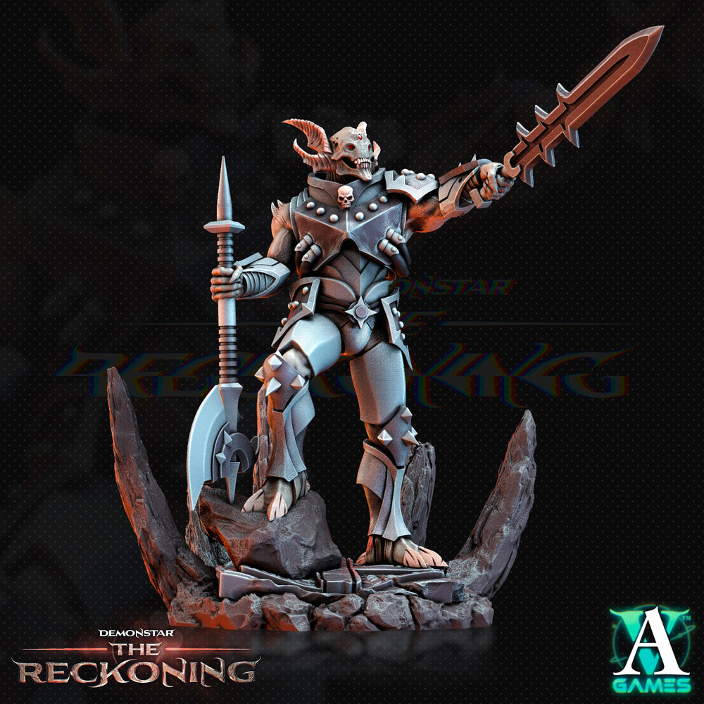 3D Printed Archvillain Games Armari Light Infantry Demonstar - The Reckoning 28 32mm D&D (Online Only)
