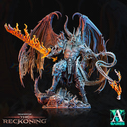 3D Printed Archvillain Games Armaros Galactic Chaoslord Demonstar - The Reckoning 28 32mm D&D (Online Only)
