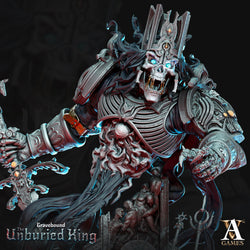 3D Printed Archvillain Games Atrum Rex - Gravebound The Unburied King 28 32mm D&D (Online Only)