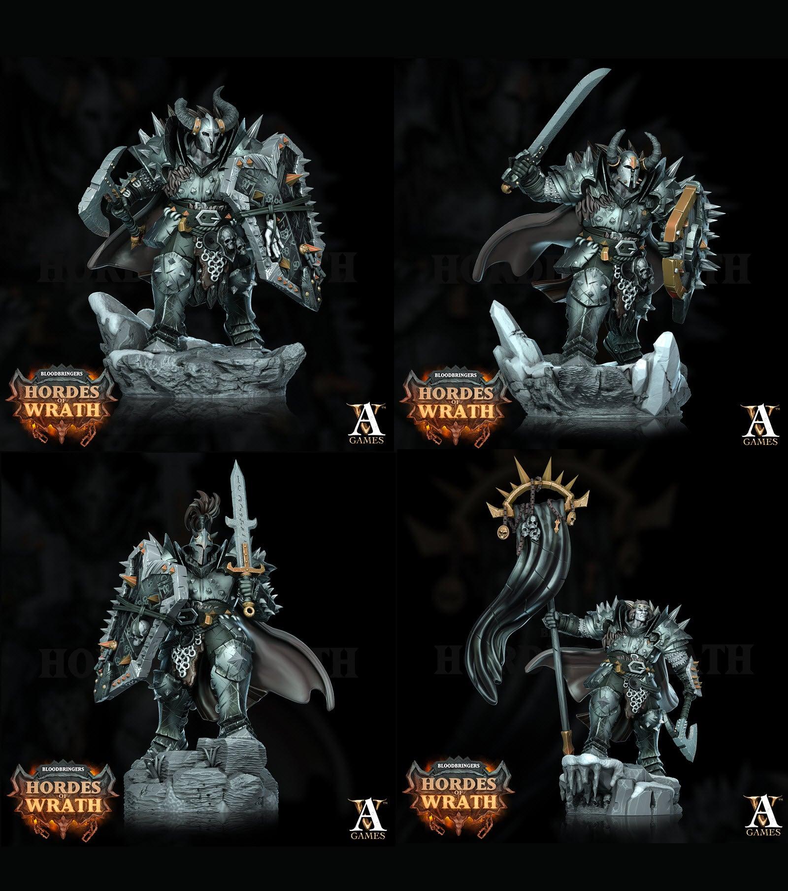 3D Printed Archvillain Games Bloodbringers - Hordes of Wrath Gorkal Wrathenites 28 32mm D&D (Online Only)