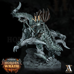 3D Printed Archvillain Games Bloodbringers - Hordes of Wrath Grumlak Riders 28 32mm D&D (Online Only)