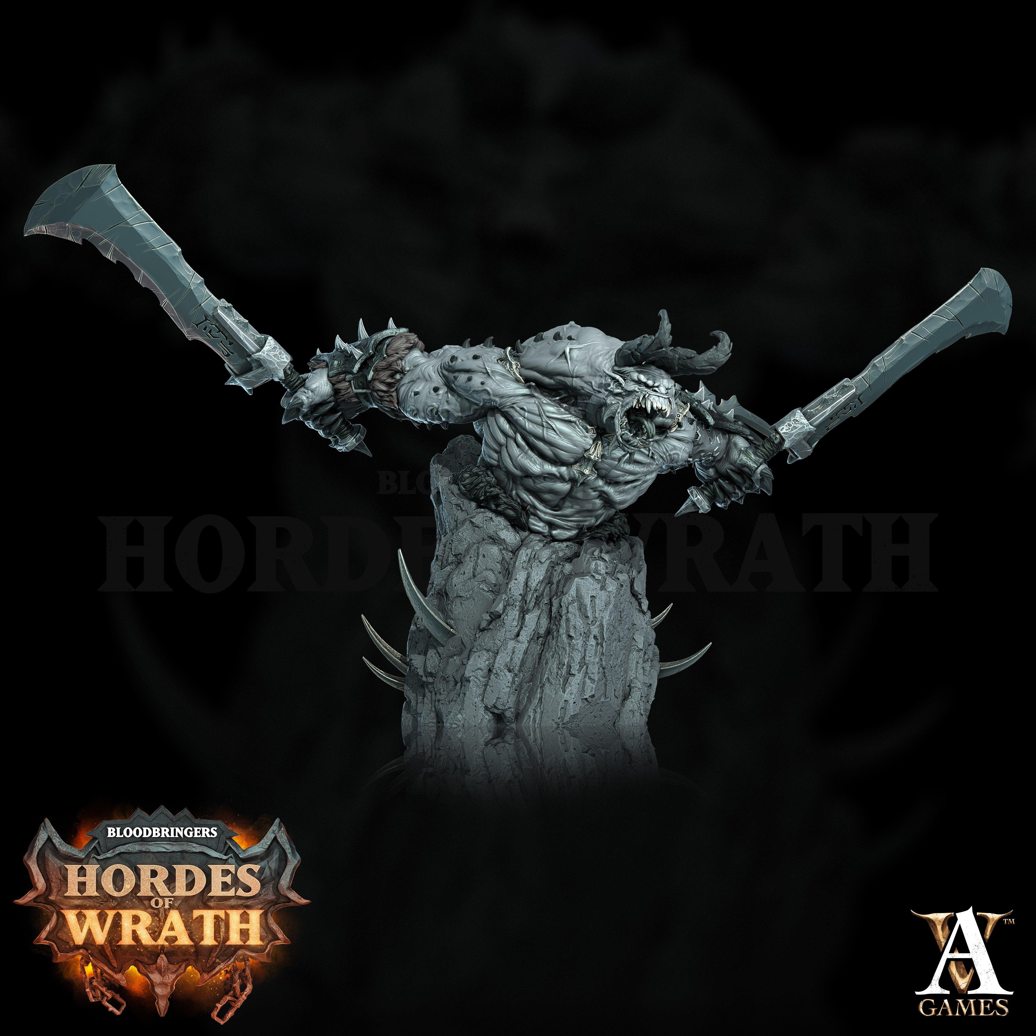 3D Printed Archvillain Games Bloodbringers - Hordes of Wrath Wrathogar - Bust 28 32mm D&D (Online Only)