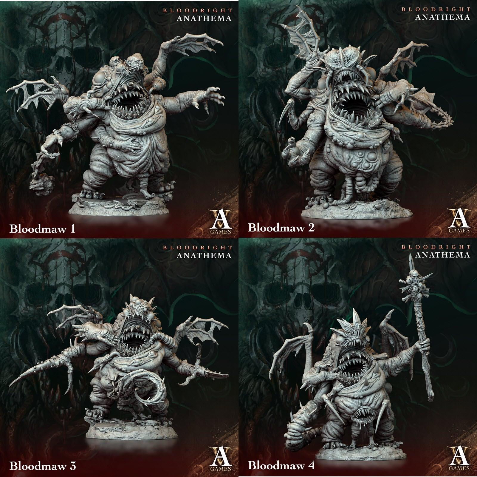 3D Printed Archvillain Games Bloodmaw Bloodright - Anathema 28 32mm D&D (Online Only)