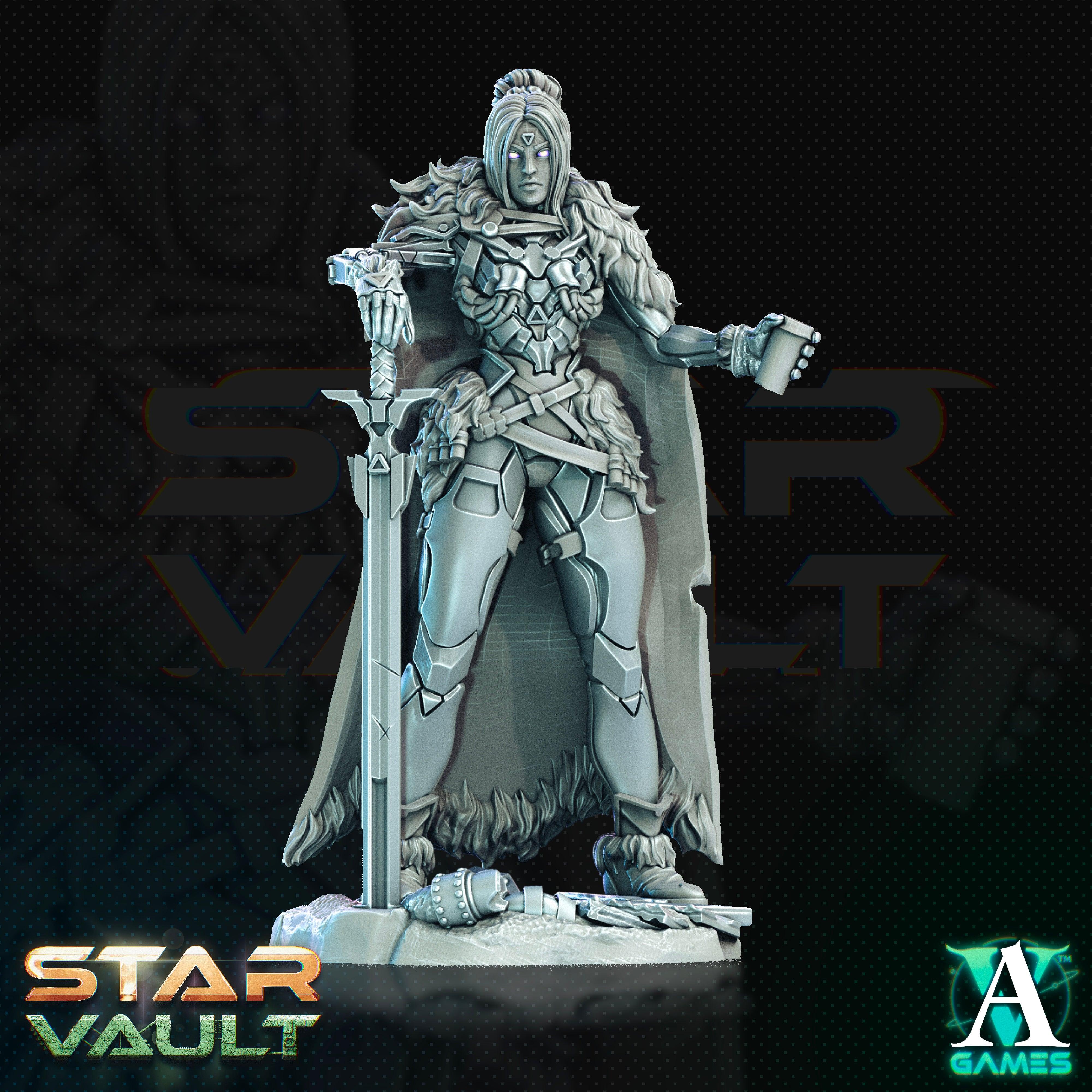 3D Printed Archvillain Games Braeylee Techknight The Star Vault 28 32mm D&D (Online Only)