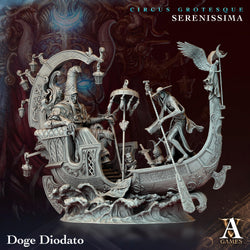 3D Printed Archvillain Games Circus Grotesque - Serenissima Doge Diodato 28 32mm D&D (Online Only)