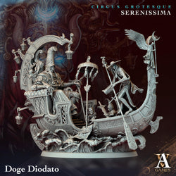 3D Printed Archvillain Games Circus Grotesque - Serenissima Doge Diodato 28 32mm D&D (Online Only)