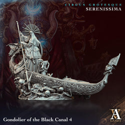 3D Printed Archvillain Games Circus Grotesque - Serenissima Gondoliers of the Black Canal 28 32mm D&D (Online Only)