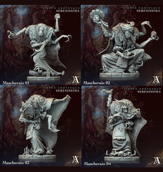 3D Printed Archvillain Games Circus Grotesque - Serenissima Mascheraio 28 32mm D&D (Online Only)