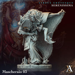3D Printed Archvillain Games Circus Grotesque - Serenissima Mascheraio 28 32mm D&D (Online Only)